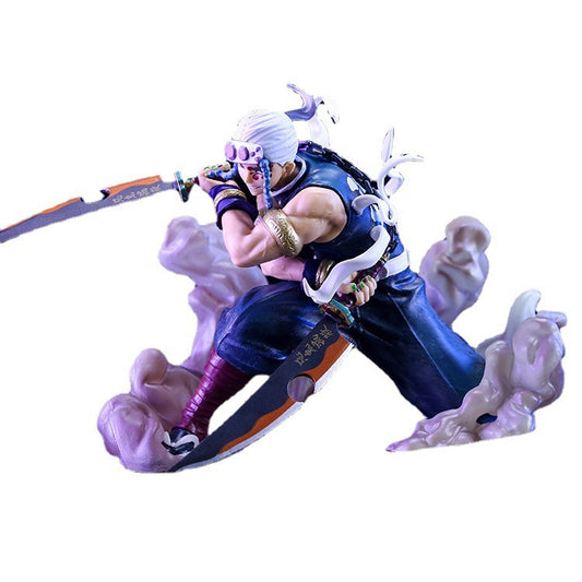 Dee Manshe Ghost Annihilation Blade GK Battle Sound Pillar Yumu Tianyuan Handmade Anime Surrounding Model Decoration