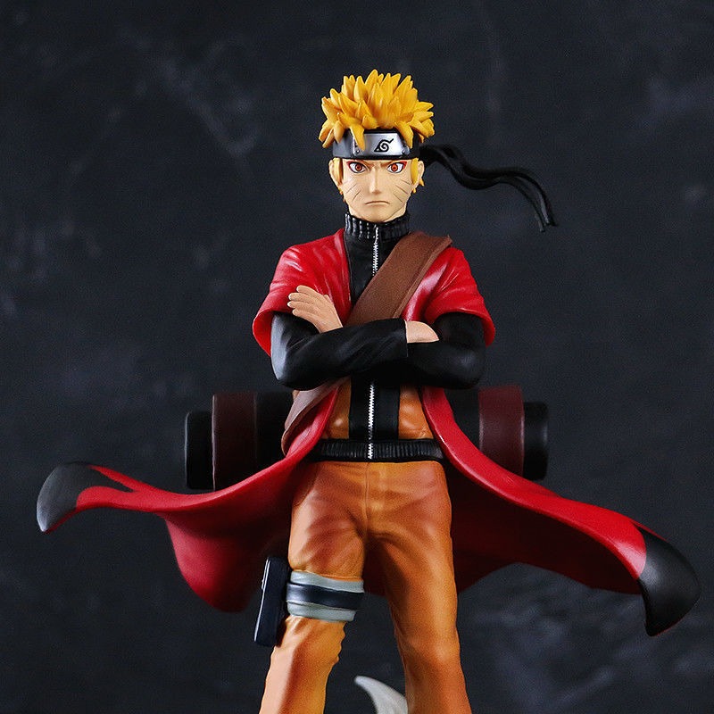 Dee Marvel Naruto Six Paths Saga Naruto GK Large Luminous Handmade Anime Surrounding Model