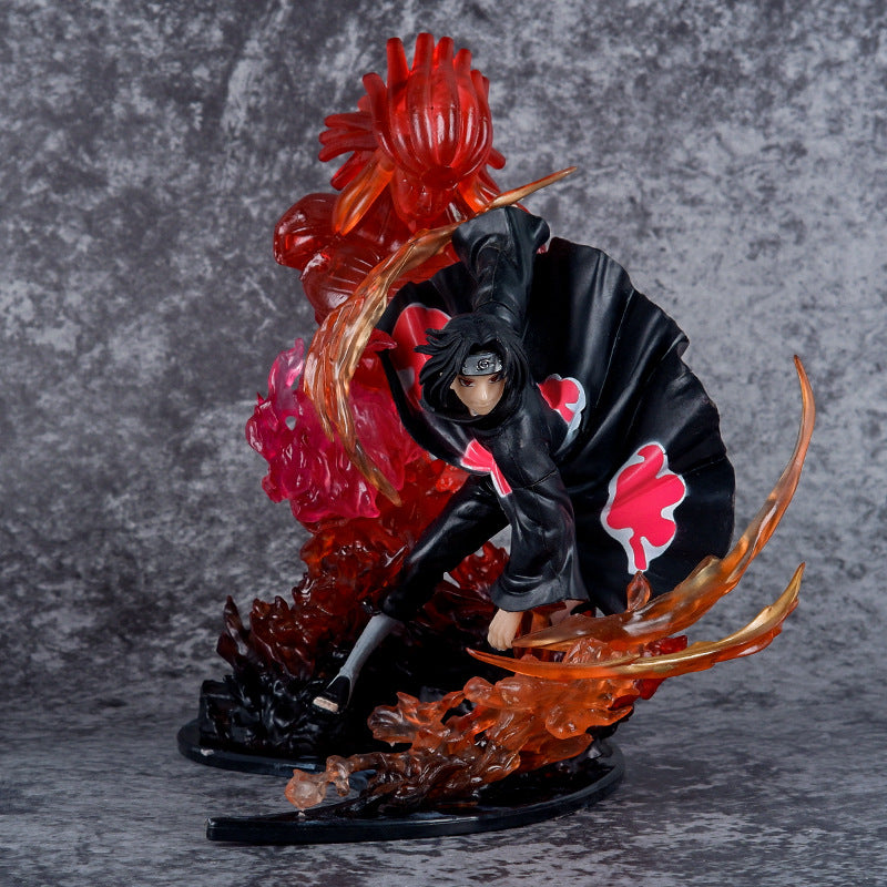 Naruto ZERO Yuzhibo Itachi Yuzhibo Sasuke Anime Model Decoration Statue Handmade