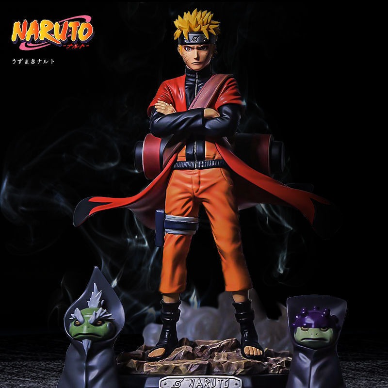 Dee Marvel Naruto Six Paths Saga Naruto GK Large Luminous Handmade Anime Surrounding Model